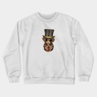 Steampunk Baby Monkey Crewneck Sweatshirt